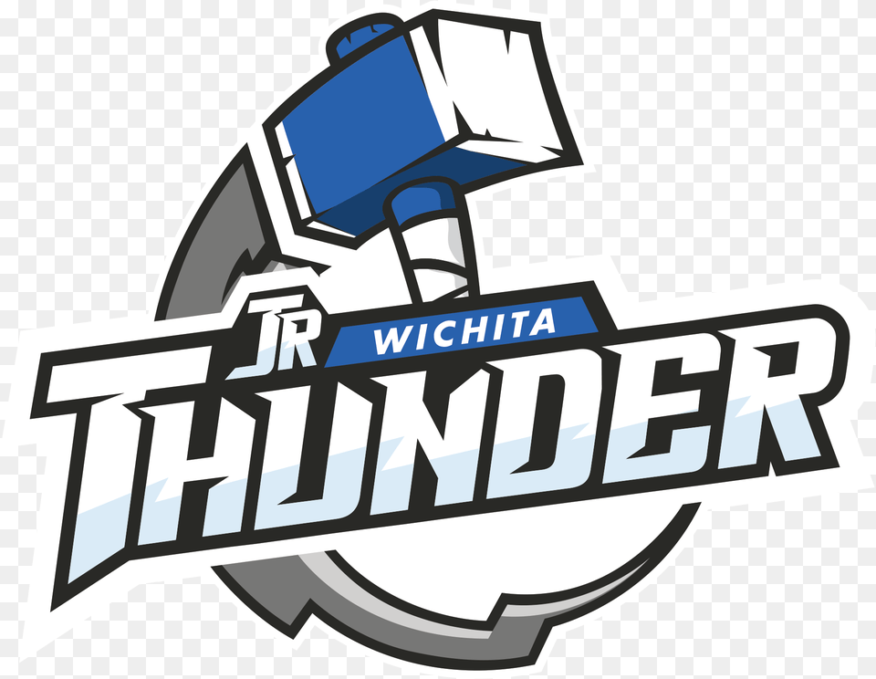 Wichita Thunder Logo, Architecture, Building, Factory, Emblem Free Png Download