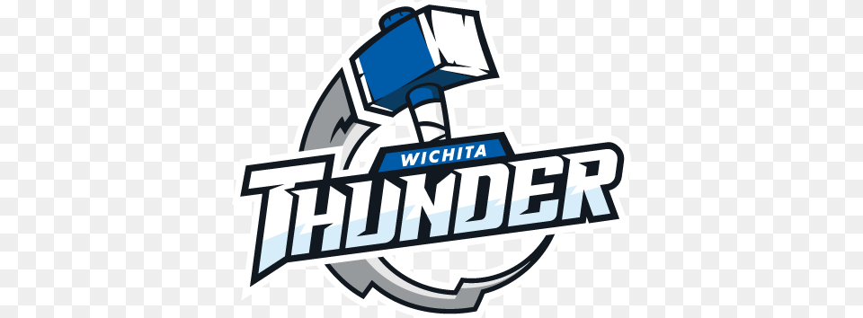 Wichita Thunder Logo Transparent, Bulldozer, Machine Png