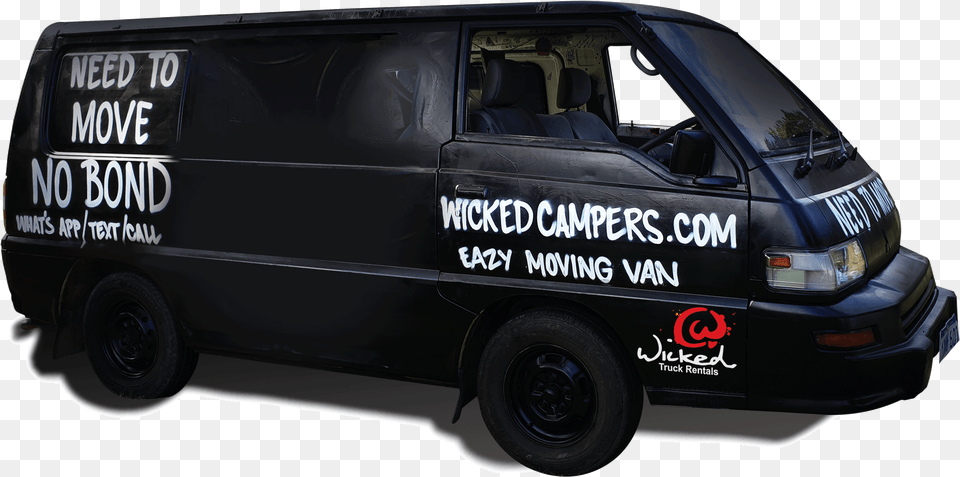 Wicked Campers, Moving Van, Transportation, Van, Vehicle Png