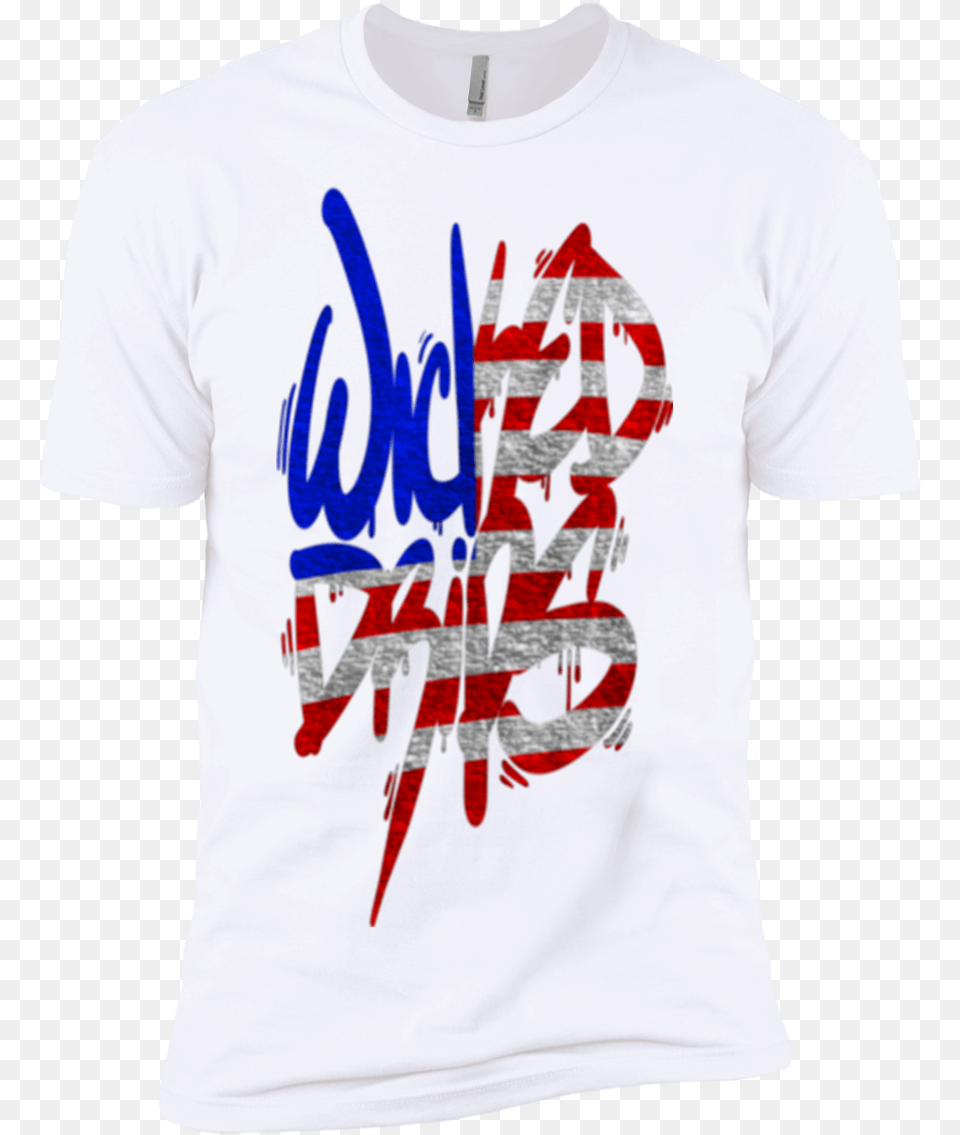 Wicked Drips Murica Graffiti Le Active Shirt, Clothing, T-shirt Png