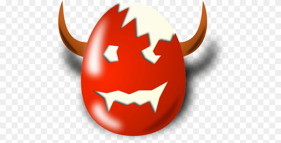 Wicked Easter Clip Arts Devil Egg With Horns, First Aid, Logo Free Png
