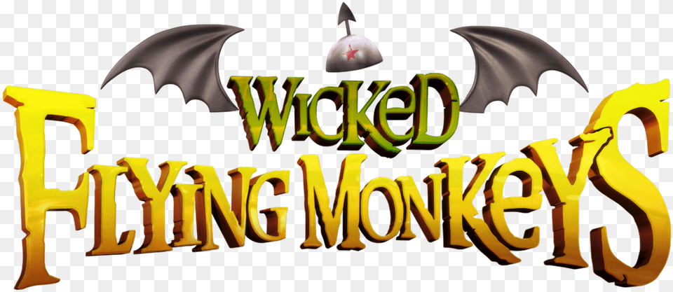 Wicked Flying Monkeys Fictional Character, Logo Free Png Download