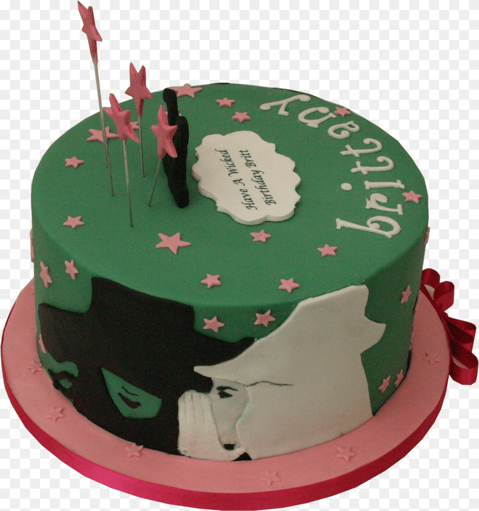 Wicked Silhouette Cake Birthday Cake, Birthday Cake, Cream, Dessert, Food Free Transparent Png