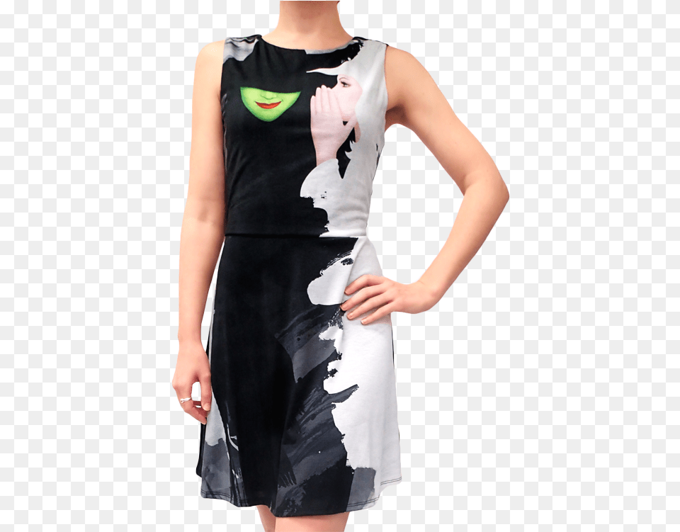 Wicked The Musical Dress, Clothing, Adult, Person, Female Free Transparent Png