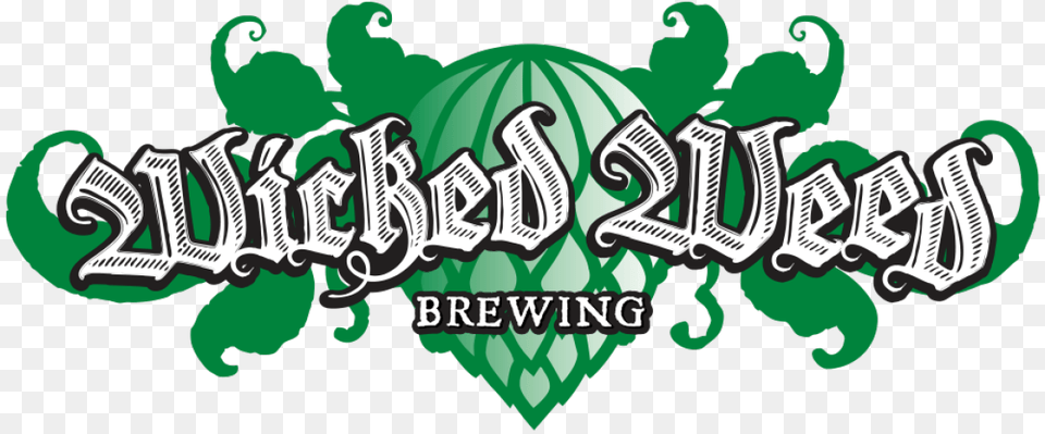 Wicked Weed Brewing Brings Flavor And Funk To The High End Wicked Weed Brewing Logo, Green, Food, Fruit, Plant Free Png Download