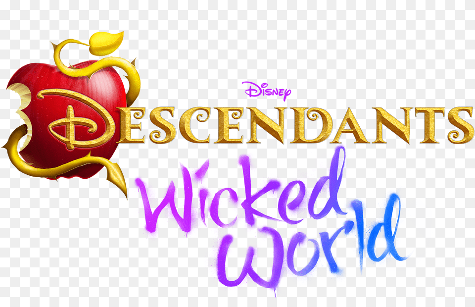 Wicked World Disney Descendant Golden Pewter Key Chain, Baby, Face, Head, Person Png Image