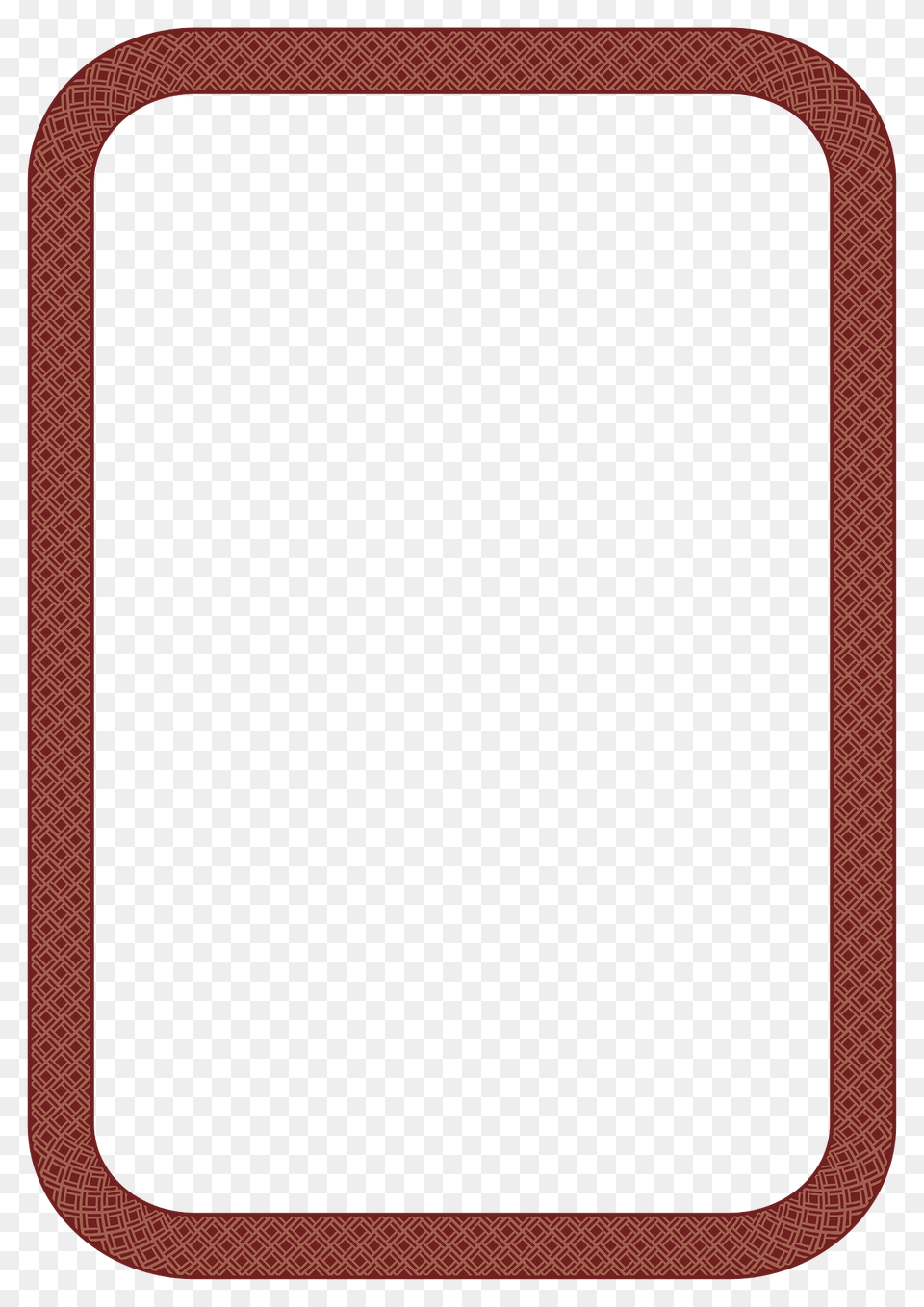 Wicker Border 4 A4 Size Clipart, Home Decor, Rug, White Board, Maroon Free Png
