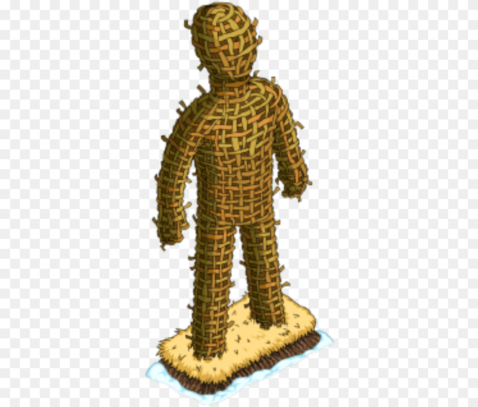 Wicker Lisa Simpson Wicker Man Transparent, Person, Armor, Scarecrow Free Png Download