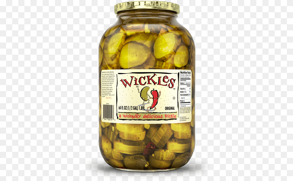 Wickles Delicious Pickles Wickles A Wickedly Delicious Pickle Original, Food, Relish, Person Free Transparent Png