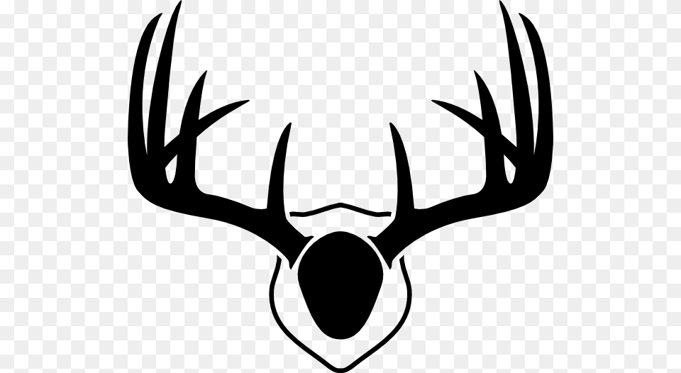 Wide Antlers Cliparts, Gray Free Transparent Png