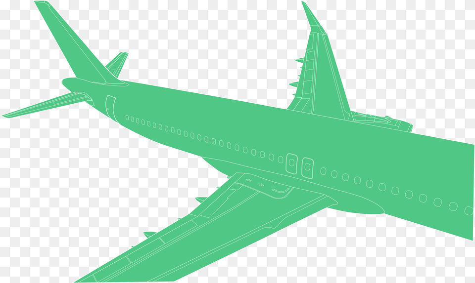 Wide Body Aircraft, Airliner, Airplane, Transportation, Vehicle Png Image