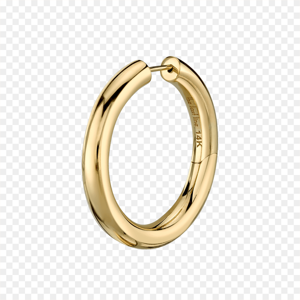 Wide Hoop Earring Wide Hoop Earring 2 14k Yellow Gold Earring By The, Accessories, Diamond, Gemstone, Jewelry Free Transparent Png