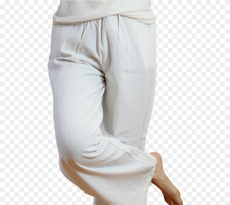 Wide Leg Casual Linen Pants White Fairtrade Pajamas, Sleeve, Clothing, Home Decor, Long Sleeve Free Png