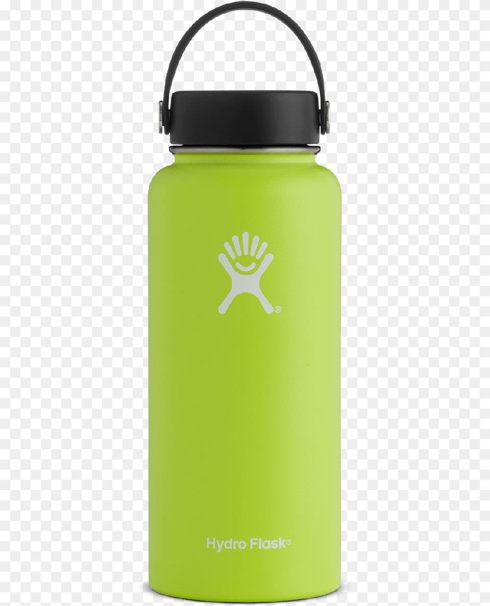 Wide Mouth Yellow 32 Oz Hydro Flask, Bottle, Water Bottle, Accessories, Bag Free Png Download