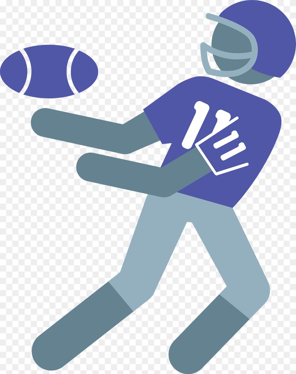 Wide Receiver Clipart, Person, Helmet, People, Team Free Png Download