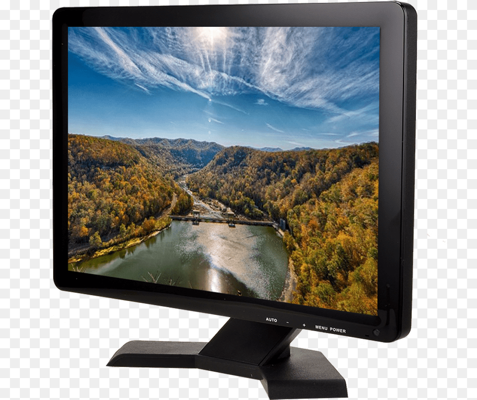 Widescreen 19 Inch Bnc Lcd Cctv Monitor Quad Wallpaper, Computer Hardware, Electronics, Hardware, Screen Png