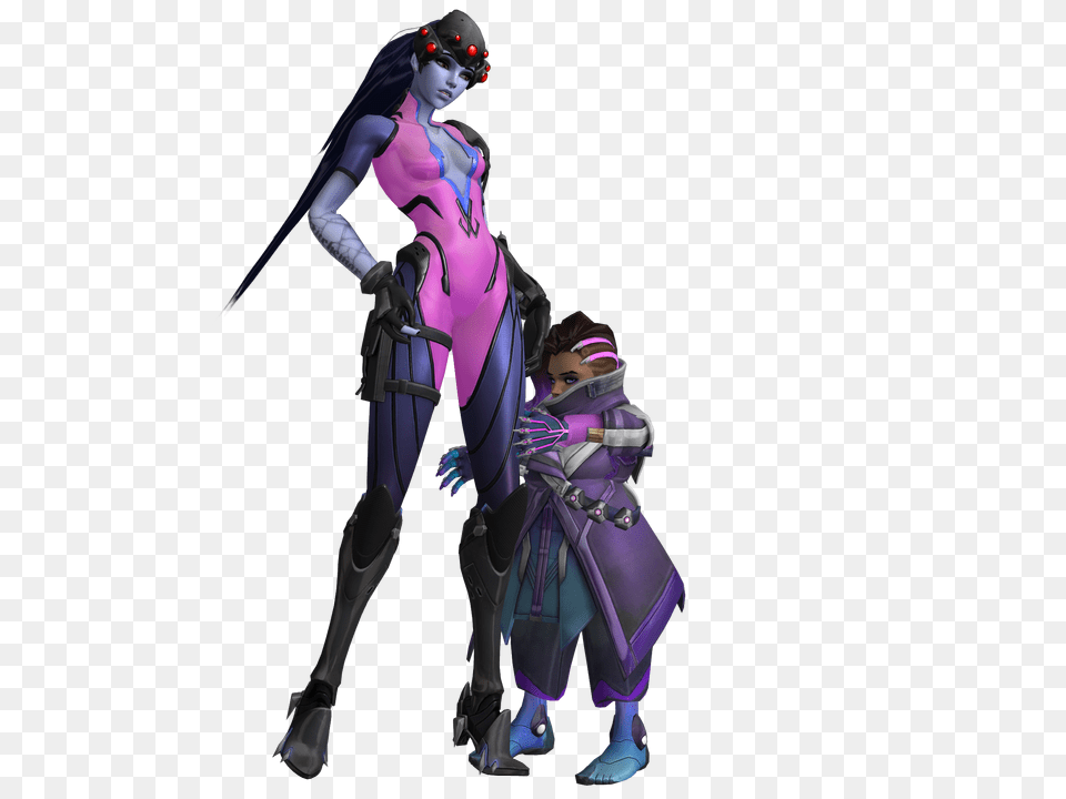 Widowmaker And Her Child Overwatchcirclejerk, Adult, Female, Person, Woman Free Png Download