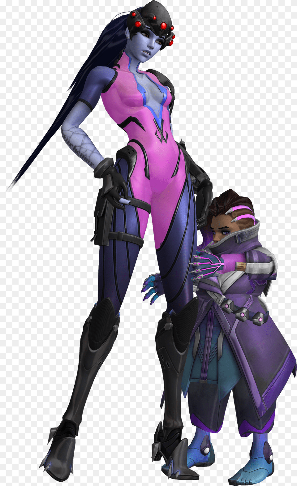 Widowmaker And Her Child Widowmaker, Adult, Female, Person, Woman Free Transparent Png