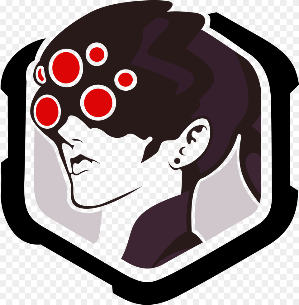 Widowmaker Logo Overwatch, Helmet, Crash Helmet, Adult, Male Free Transparent Png