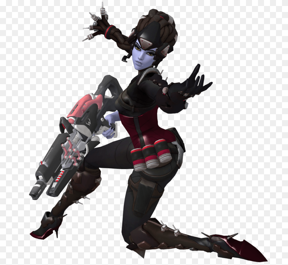 Widowmaker Noire Reloading Pose Pack, Baby, Person, Face, Head Free Transparent Png