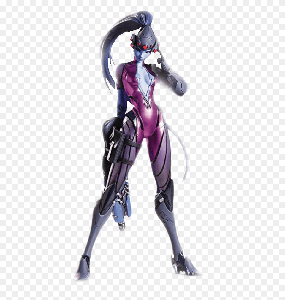 Widowmaker Overwatch 12 Inch Statues, Adult, Female, Person, Woman Free Png Download