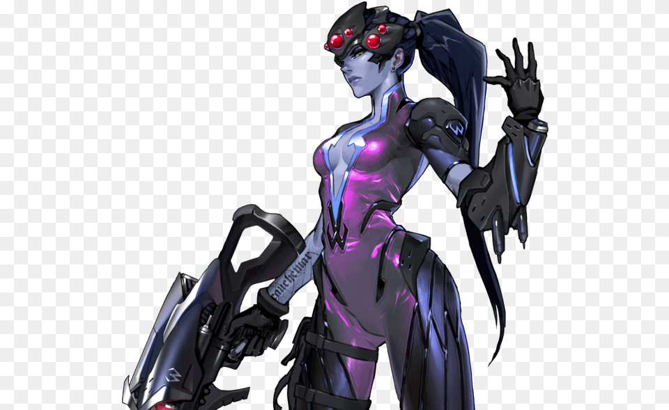 Widowmaker Overwatch, E-scooter, Transportation, Vehicle, Adult Free Transparent Png