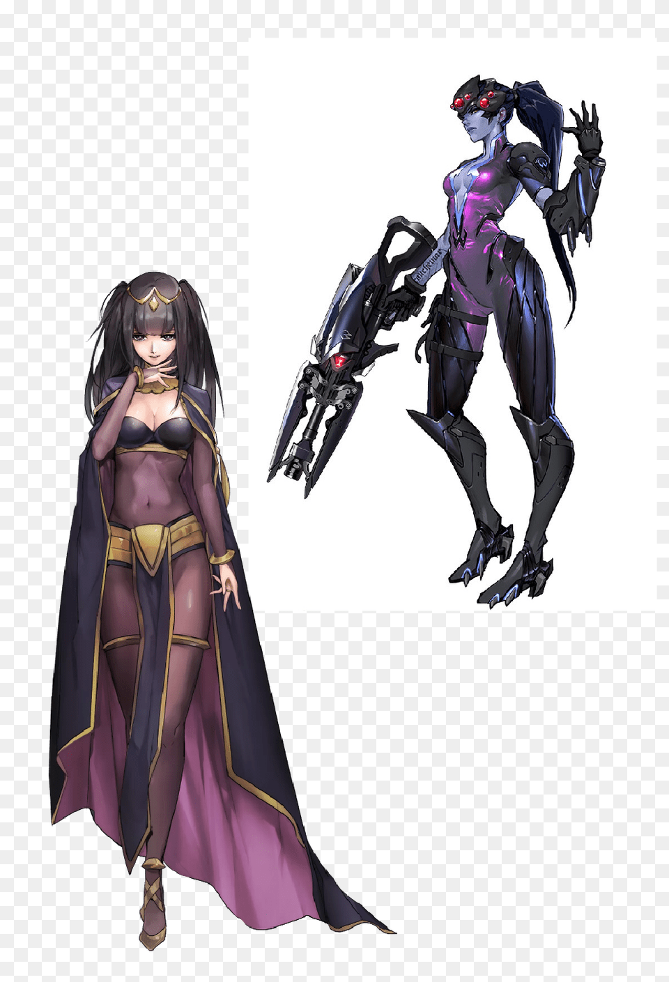 Widowmaker X Tharja Overwatch X Nintendo, Adult, Person, Female, Woman Free Transparent Png