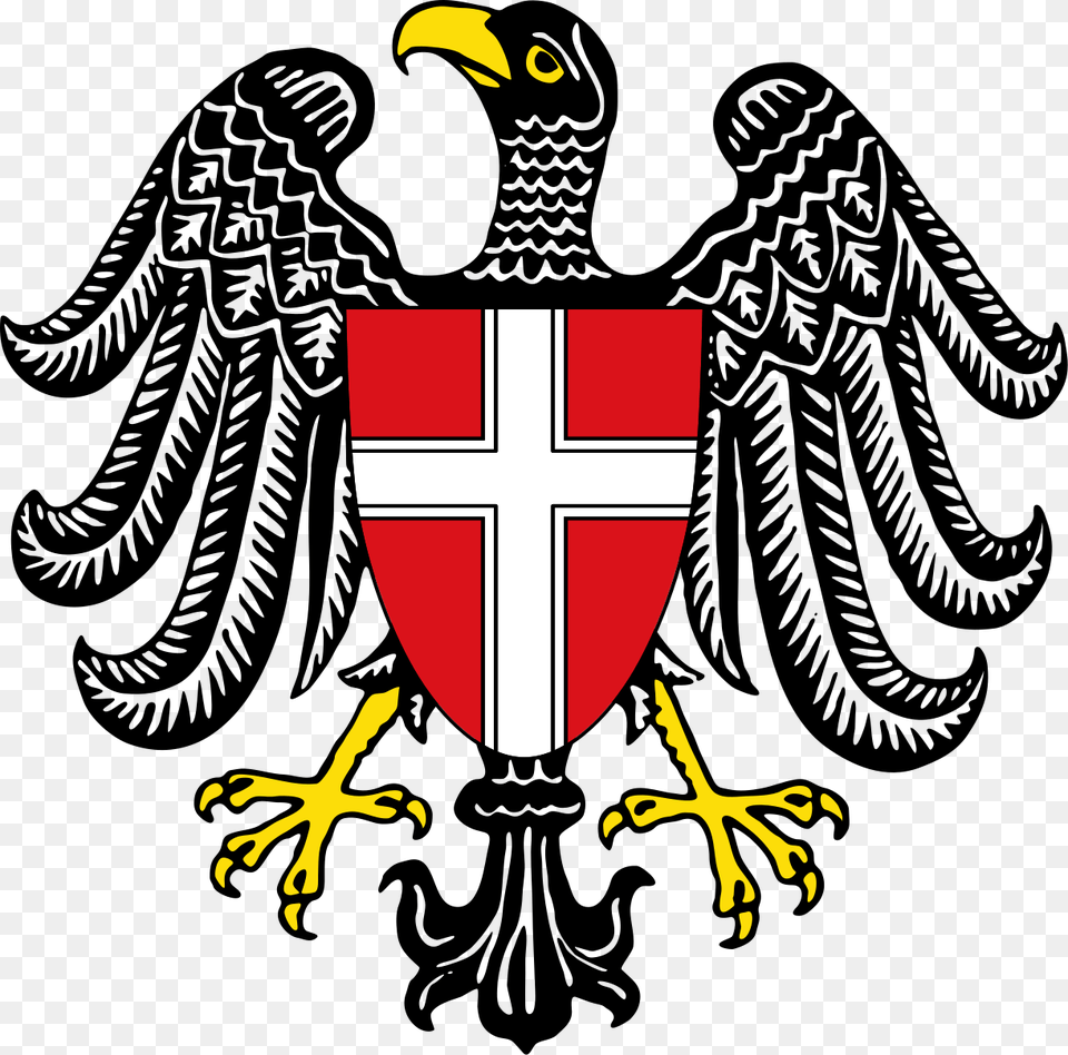 Wien Wappen, Armor, Shield, Animal, Bird Free Png Download