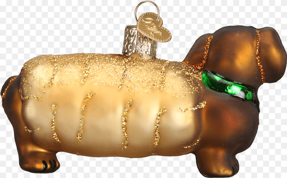 Wiener Dog Ornament Dachshund, Treasure, Baby, Gold, Person Free Png Download