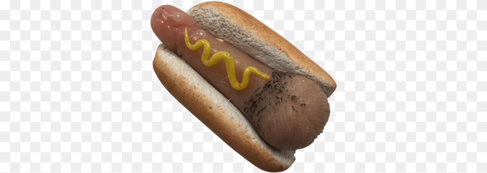 Wiener Dog Pin Penis With Mustard And Ketchup, Food, Hot Dog Free Transparent Png