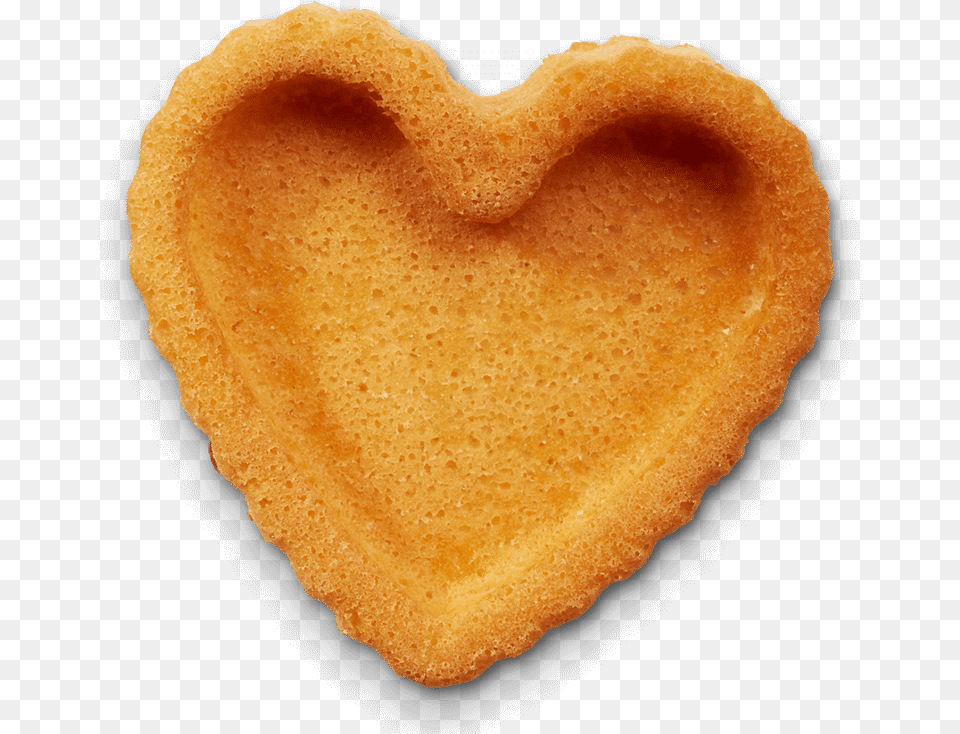 Wiener Herzen Flan Cases Heart, Bread, Food, Sweets Png Image