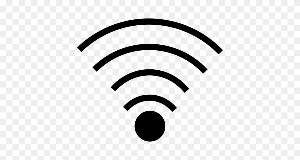 Wifi Black And White Transparent Wifi Black And White, Gray Free Png