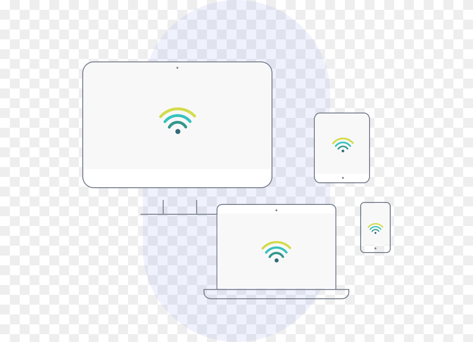 Wifi Devices Circle Png Image