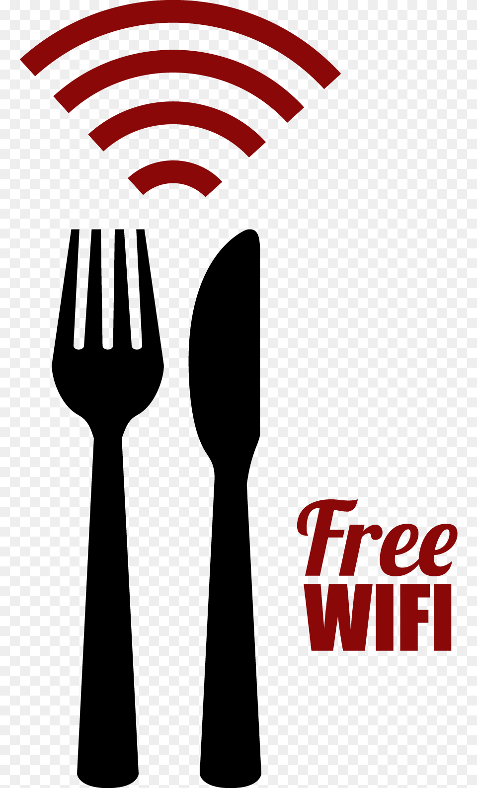 Wifi Graphic, Maroon Free Png