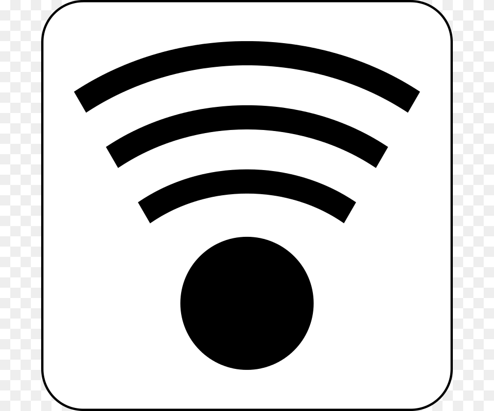 Wifi Icon, Stencil, Mailbox Free Png Download