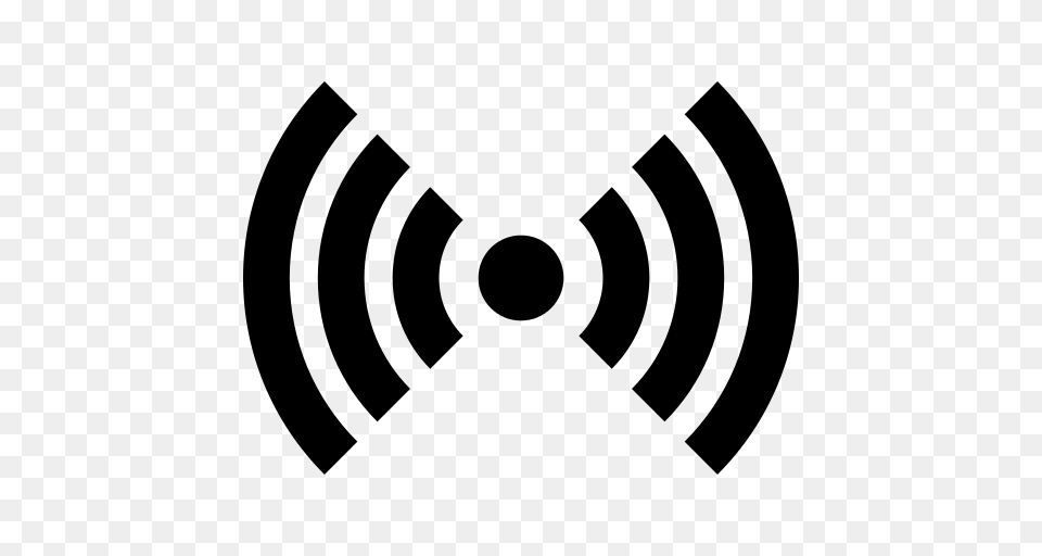 Wifi Icon, Gray Png