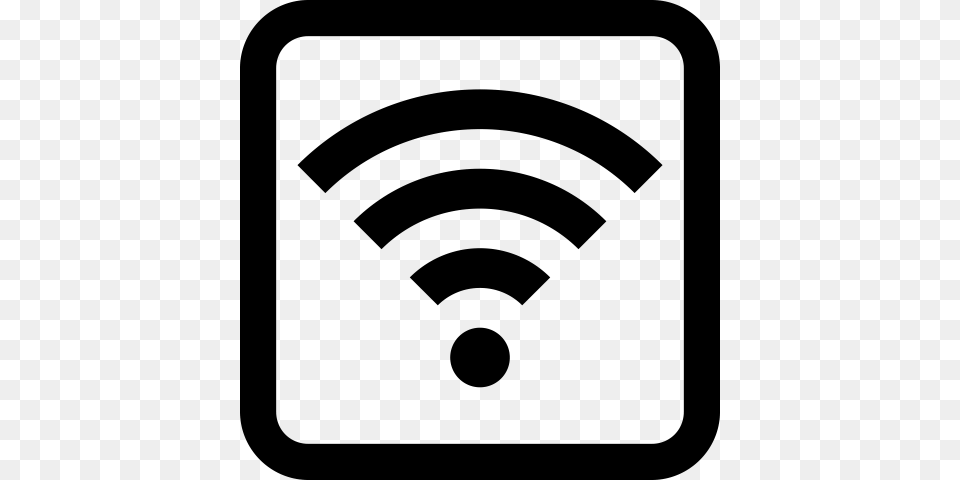 Wifi Icon, Gray Png Image