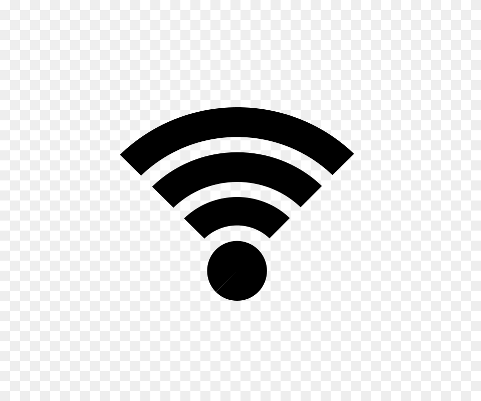 Wifi Icon, Gray Png