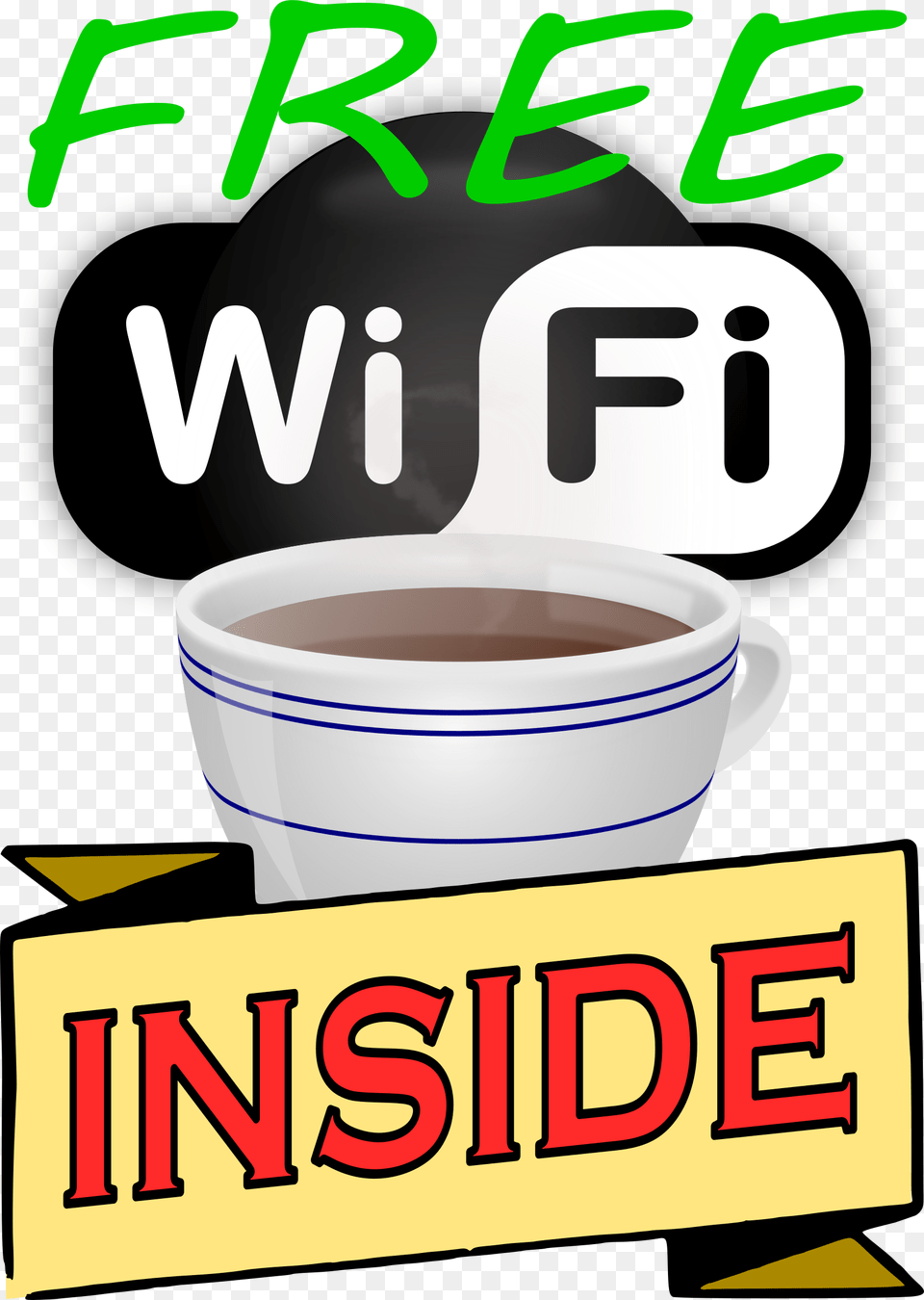 Wifi Inside Clip Arts Gambar Meme Wifi, Advertisement, Cup, Poster, Beverage Png Image