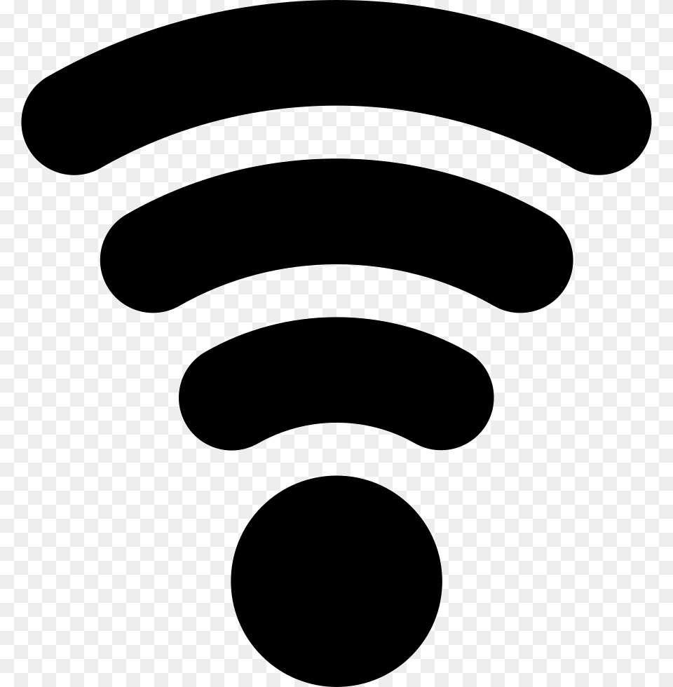 Wifi Medium Strength Signal For Interface Icon, Spiral, Coil, Stencil Png Image