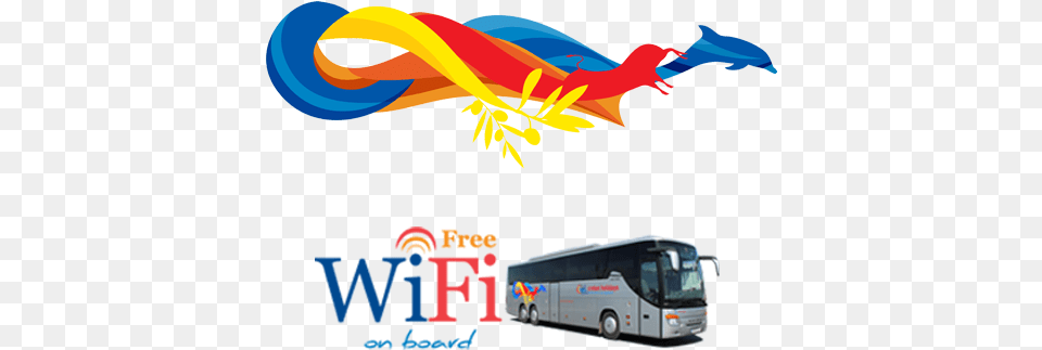 Wifi On Board Winging It Goldwing Touring Experiences Book, Bus, Transportation, Vehicle, Tour Bus Free Transparent Png