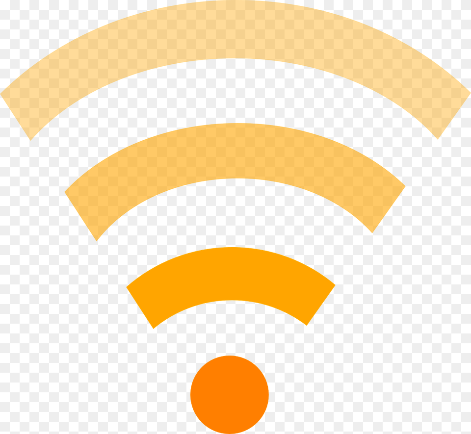Wifi Signal Internet Network Green Wireless Logo Wifi Orange Free Png Download