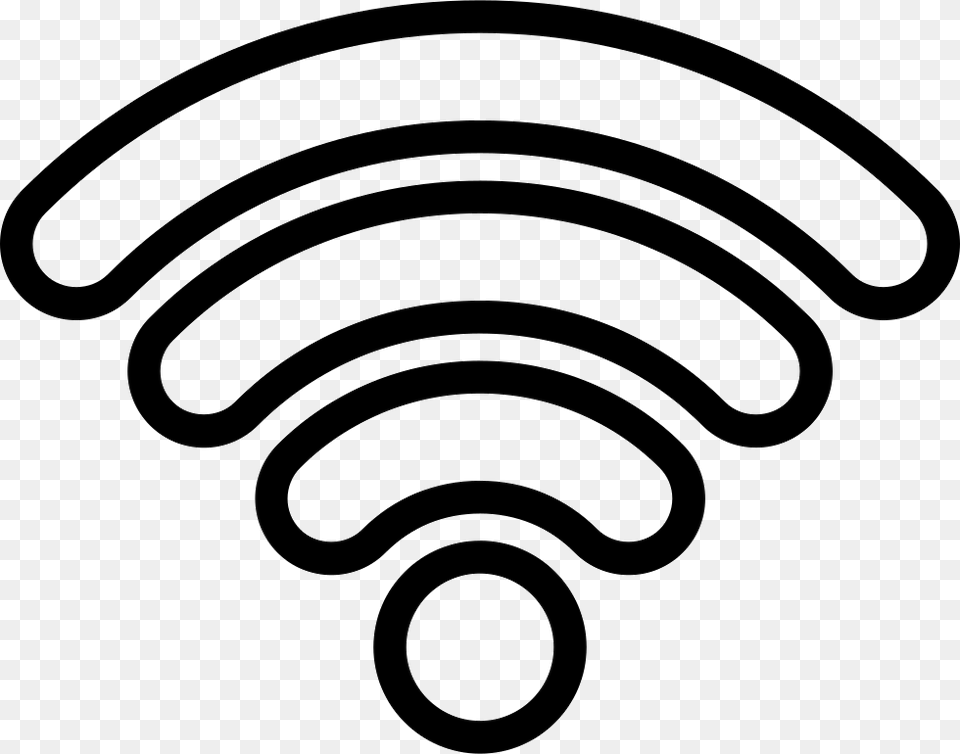 Wifi Signal Outline Wifi Outline, Coil, Spiral Png Image