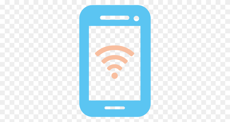 Wifi Smartphone Screen Icon, Electronics, Mobile Phone, Phone, Person Png Image