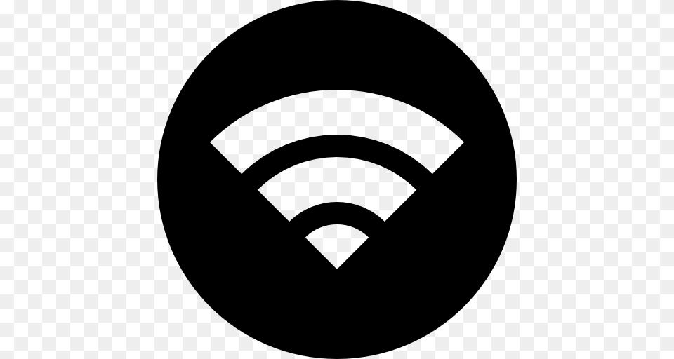 Wifi Symbol In A Circle, Disk Free Transparent Png