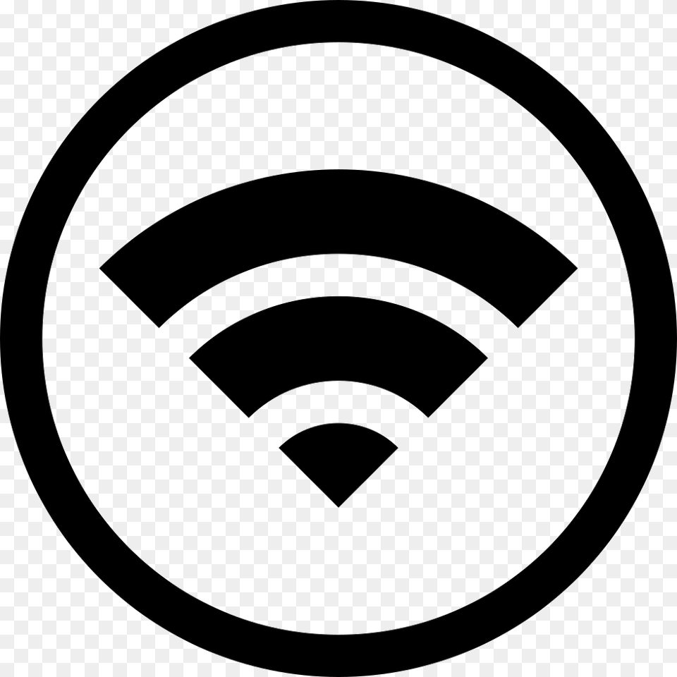 Wifi Symbol Inside A Circle Circle Wifi Icon, Logo, Disk Png Image