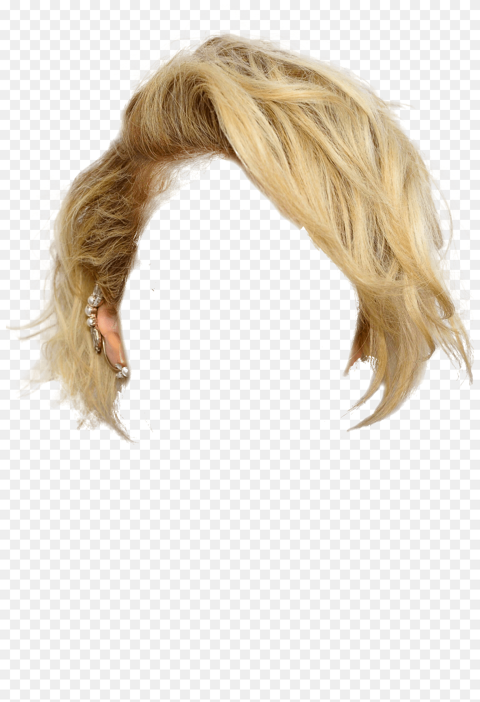 Wig, Adult, Blonde, Female, Hair Free Png