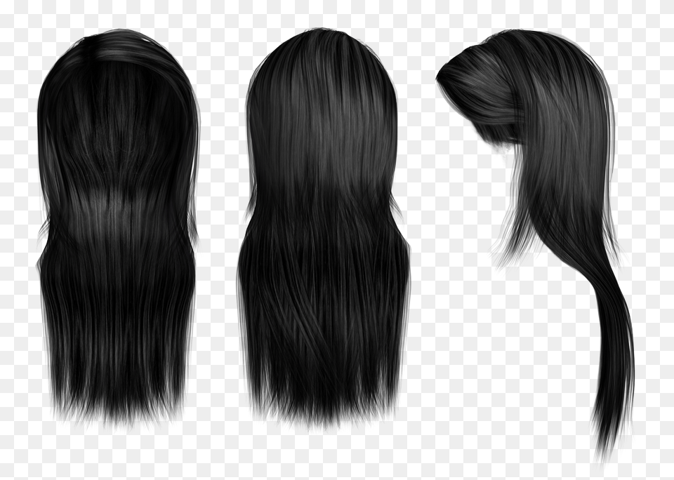 Wig, Adult, Black Hair, Female, Hair Free Transparent Png