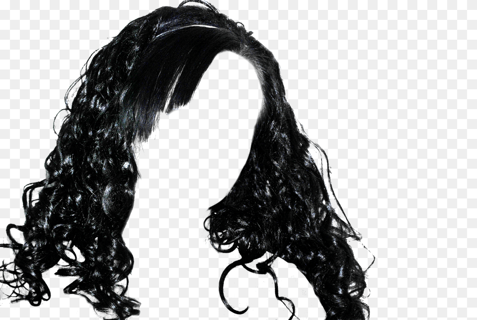 Wig, Adult, Black Hair, Female, Hair Png