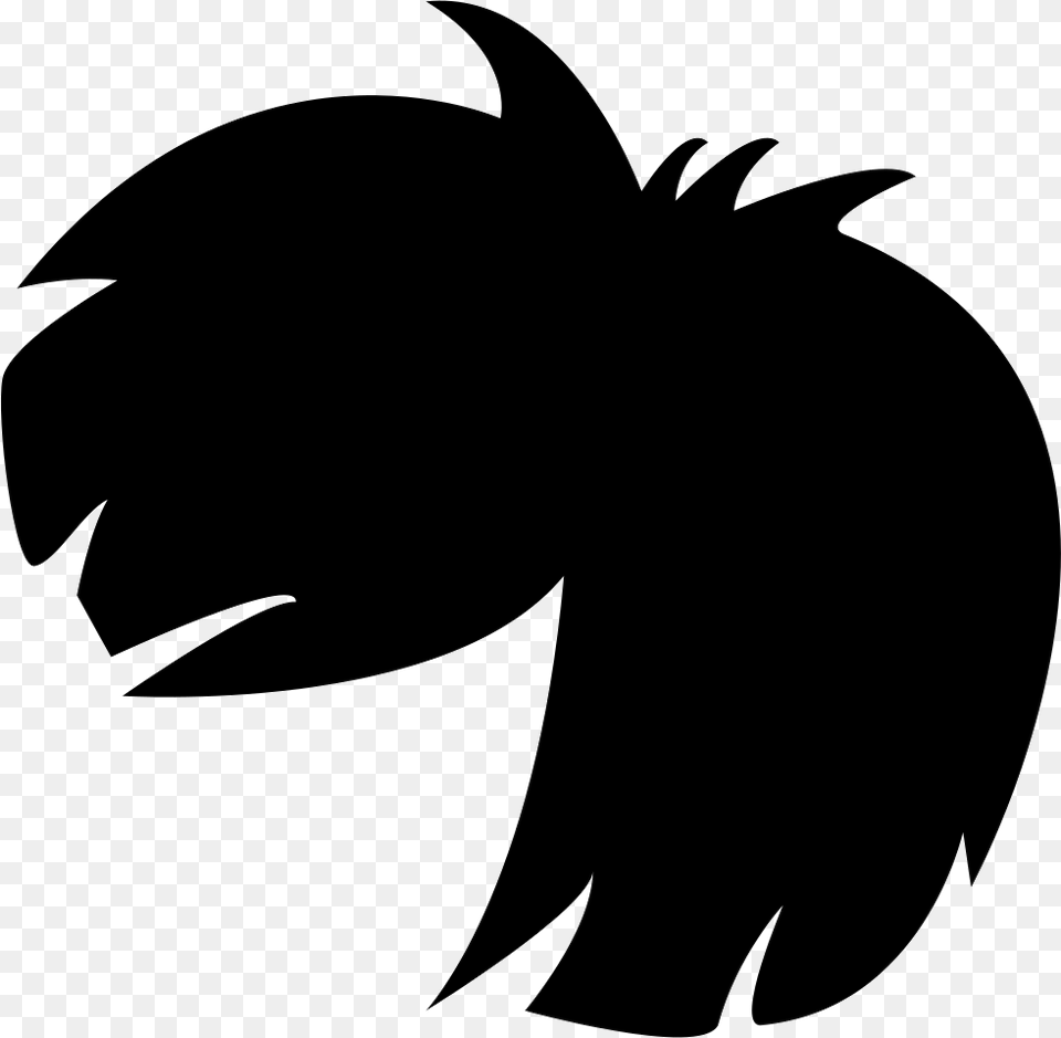 Wig, Silhouette, Stencil, Animal, Fish Png Image